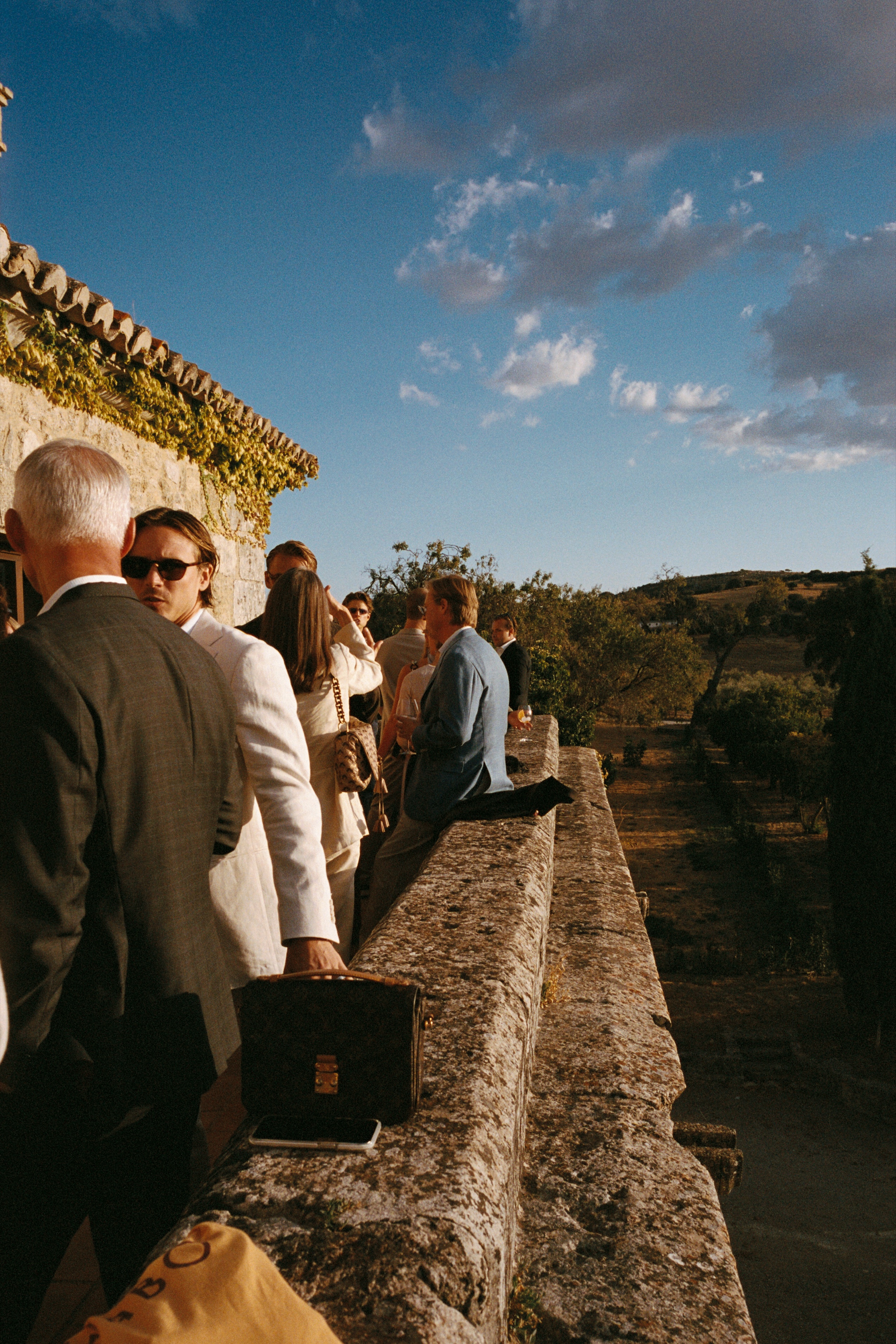 The west wall at golden hour