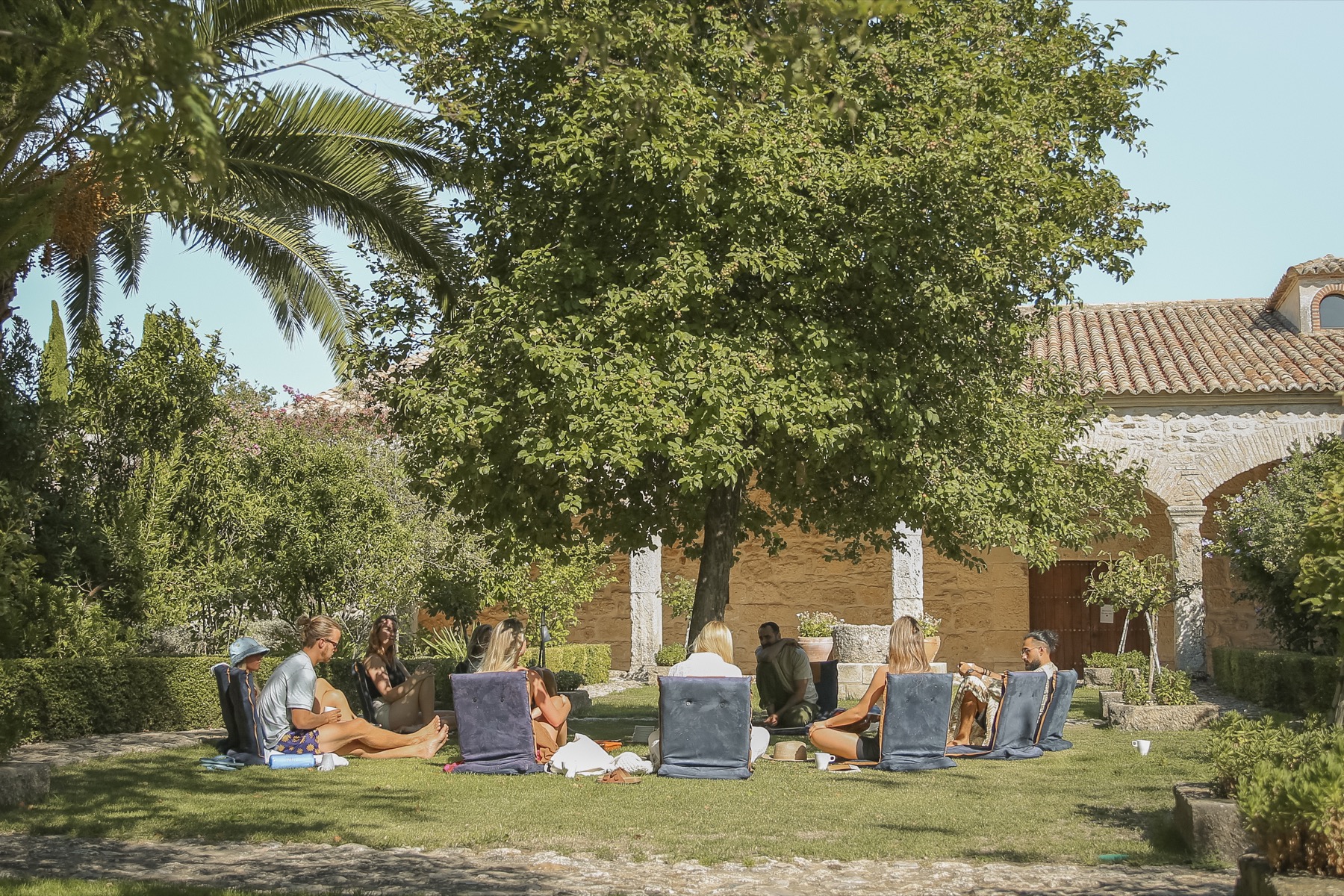 The dedicated yoga shala